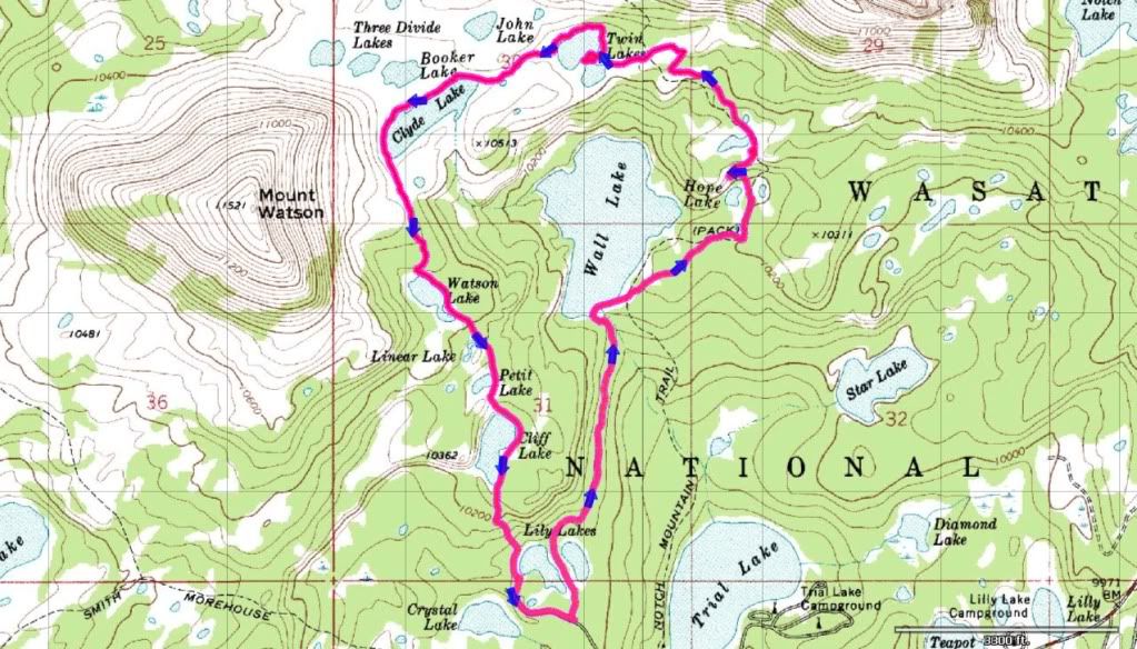 Uintas Clyde Lake Loop TR